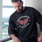 Men's Skateboarding Graphic Sweatshirt