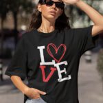 Women Love Oversized T-shirt