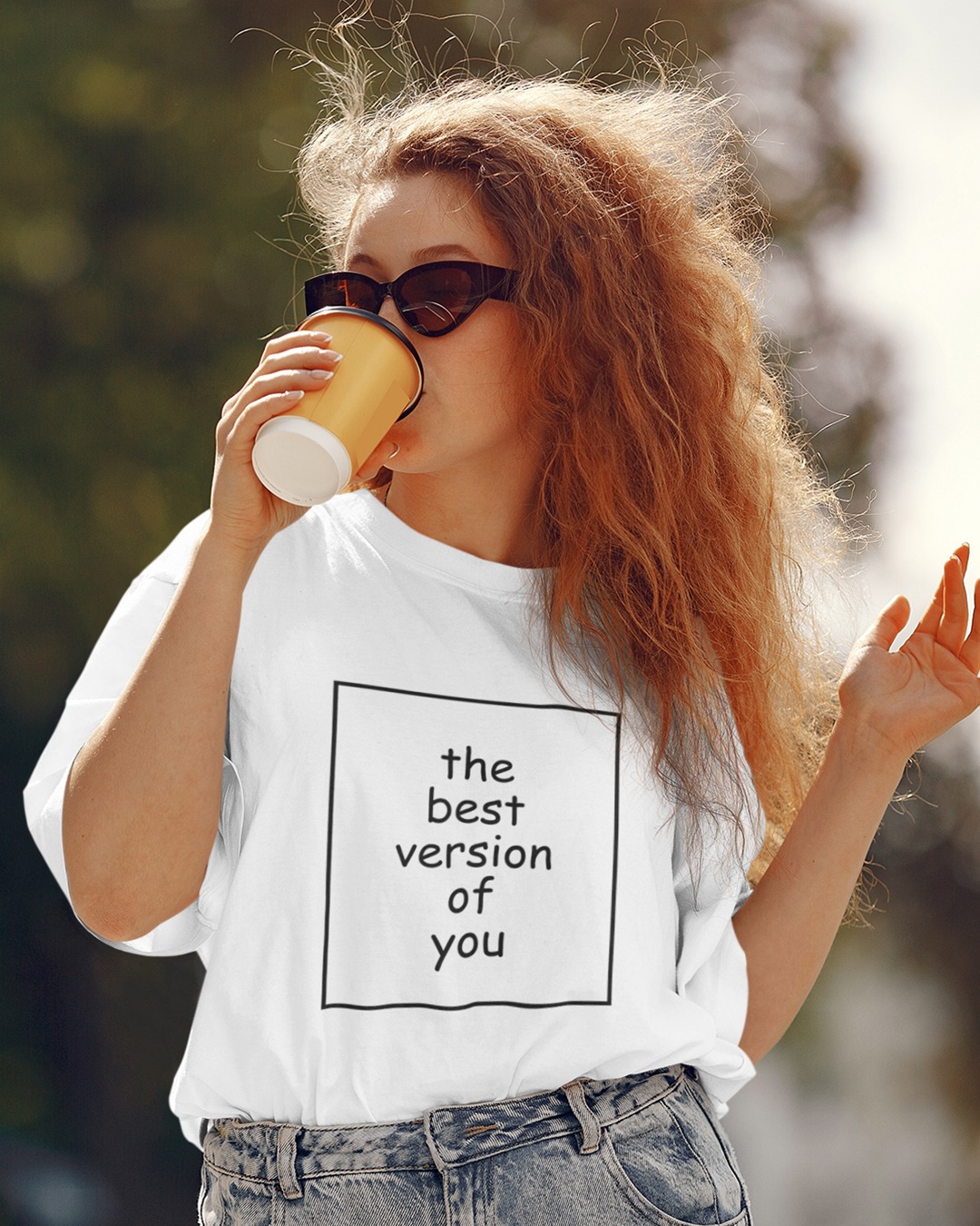 Women Typography Oversized T-shirt