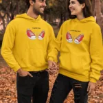 Couple I Love You Graphic Hoodie