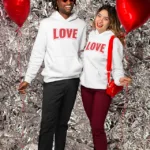 Couple Love Graphic Matching Hoodie's