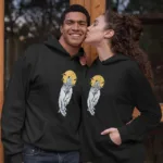 Couple Graphic Matching Hoodie