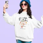 women better version graphic hoodie