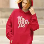 women fabulous typography hoodie