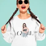 Women Girl Graphic Sweatshirt