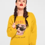 women rule the world graphic sweatshirt