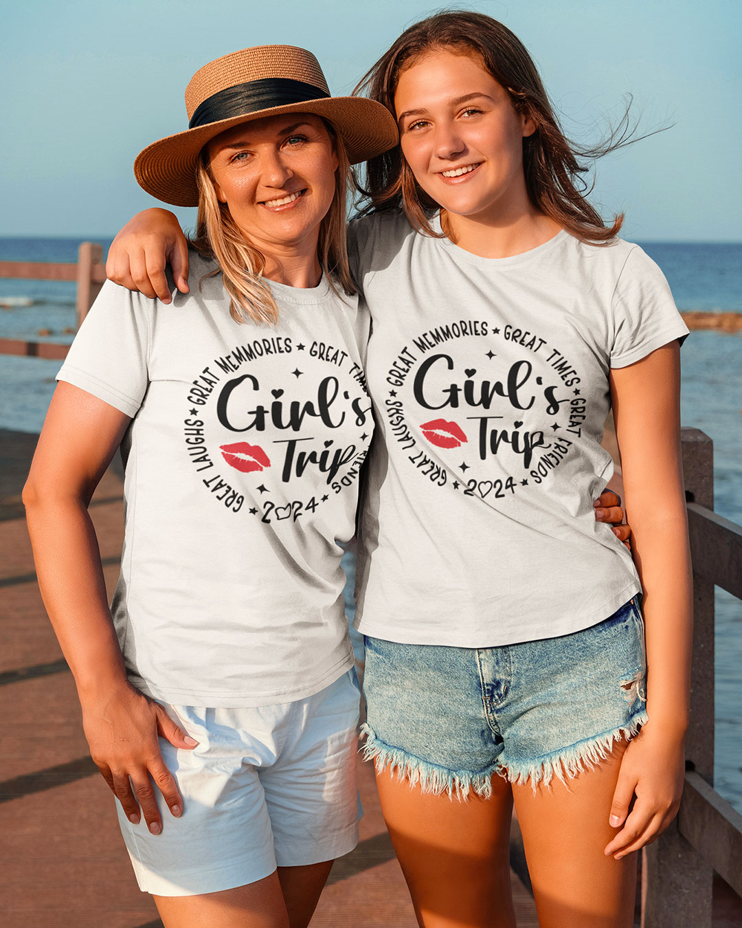 Girls Trip Shirts for Women Great Memories Great Times Great 2024