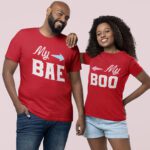 My Bae & My Boo Couple valentine T-shirts