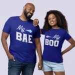 My Bae & My Boo Couple valentine T-shirts