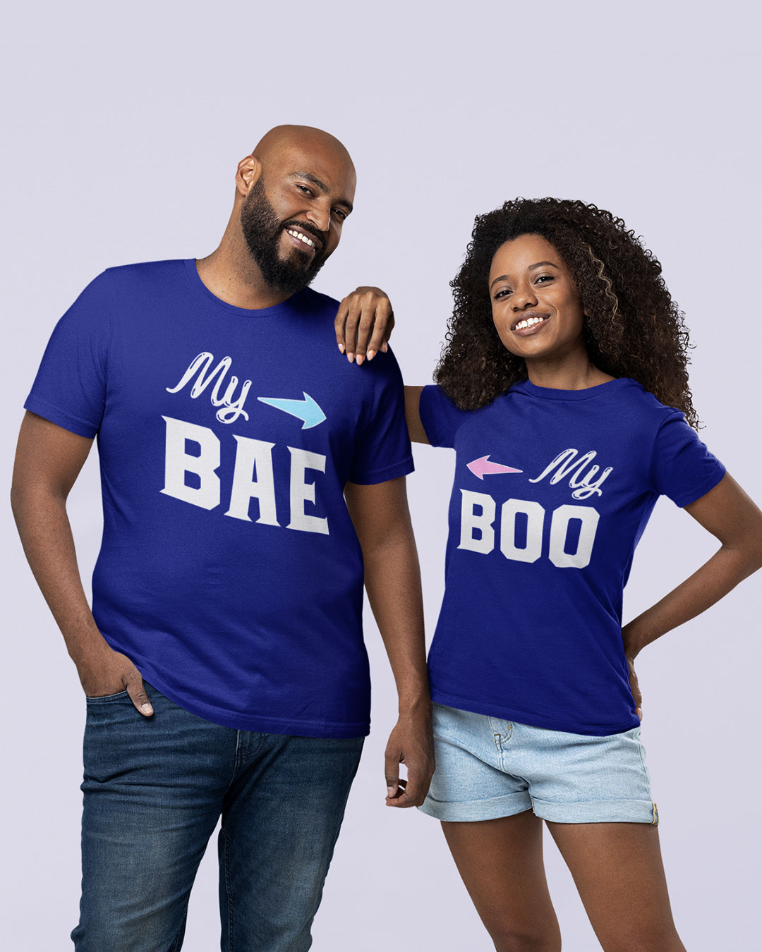 My Bae & My Boo Couple valentine T-shirts