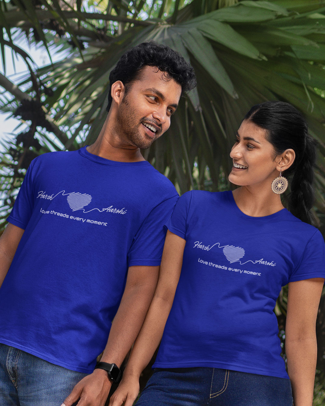 Love Threads Every Moment Couple T-shirts For Valentine's Day
