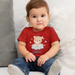 Personalized Baby t-shirt with Teddy Bear Graphic