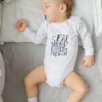 Eat Sleep Be Cute Repeat Baby Romper