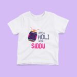 Personalized Kid Custom Name Holi T-Shirts