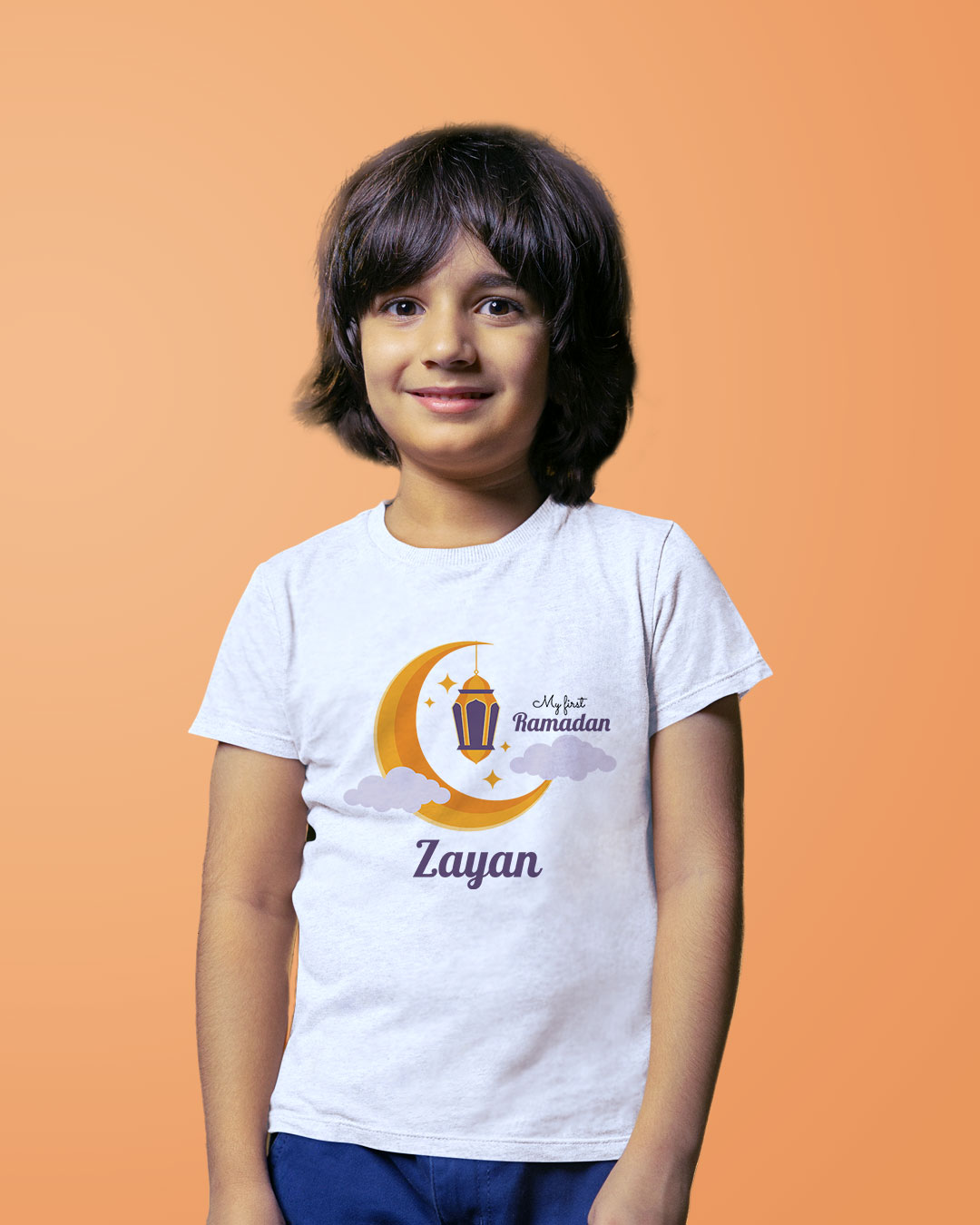 Baby First Eid Name T-Shirts/Rompers – Ramdan