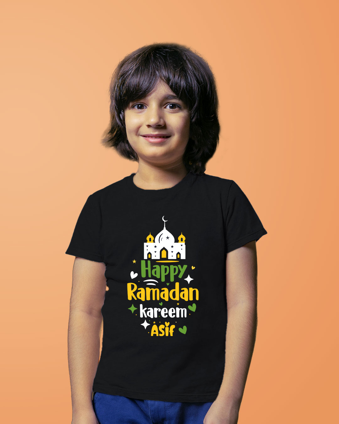 Personalized Kid Custom Name Ramadan T-Shirts/Rompers