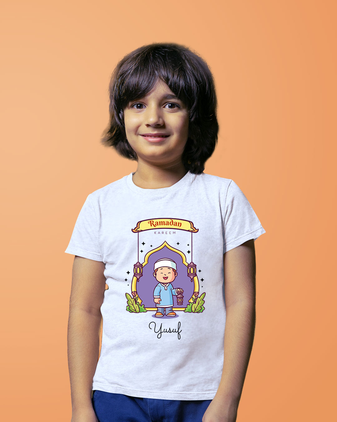 Personalized Kid Custom Name Ramadan T-Shirts/Rompers