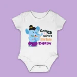 Custom Kid's Ganpati Bappa's Littlest Devotee T-shirt and romper-005