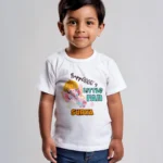 Custom Kid's Bappa's Little Fan T-shirt and romper-009