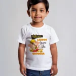 Custom Kid's Laddoo Lover Like Ganesha T-shirt and romper-011