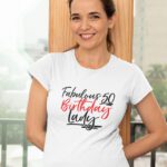 Custom Adult Birthday T-shirt