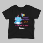 Personalized Happy Birthday Daddy Romper & T-shirt