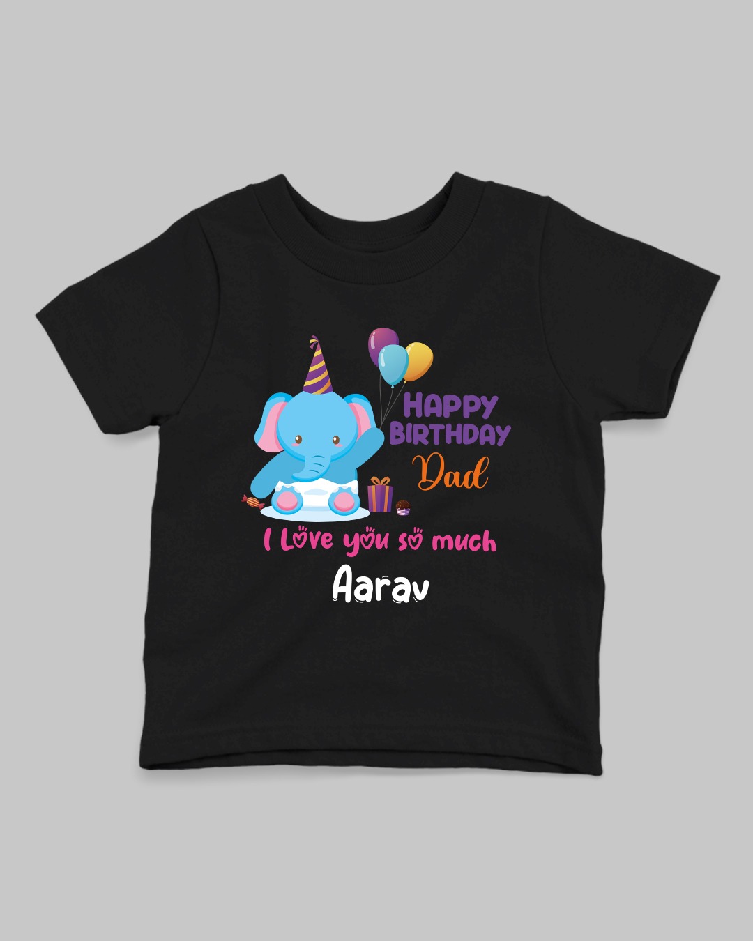 Personalized Happy Birthday Daddy Romper & T-shirt