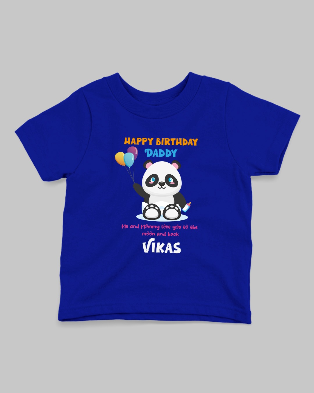 Personalized Happy Birthday Daddy Romper & T-shirt